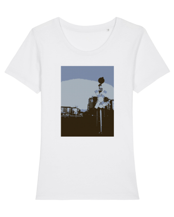 Photo Illustration - lo-fi railroad stop White