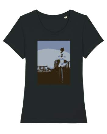 Photo Illustration - lo-fi railroad stop Black