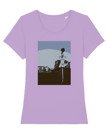 Photo Illustration - lo-fi railroad stop Lavender Dawn