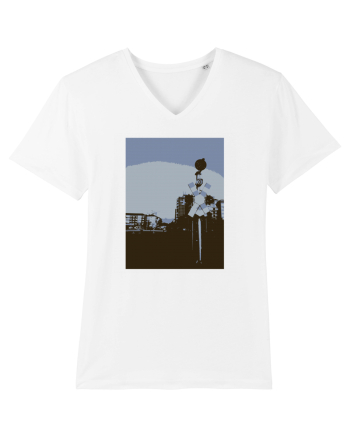 Photo Illustration - lo-fi railroad stop White