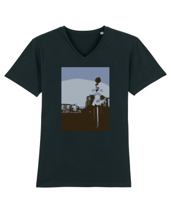 Photo Illustration - lo-fi railroad stop Black