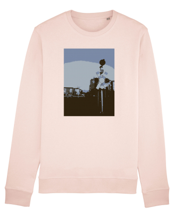 Photo Illustration - lo-fi railroad stop Candy Pink