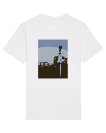 Photo Illustration - lo-fi railroad stop White