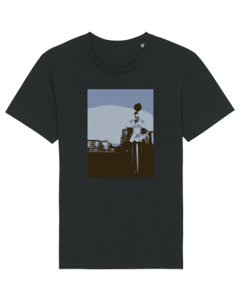 Photo Illustration - lo-fi railroad stop Black