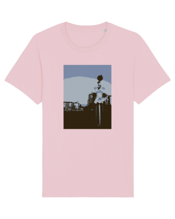 Photo Illustration - lo-fi railroad stop Cotton Pink