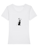 Photo Illustration - zombie sticker Tricou mânecă scurtă guler larg fitted Damă Expresser