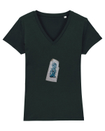 Photo Illustration - zombie sticker color Tricou mânecă scurtă guler V Damă Evoker