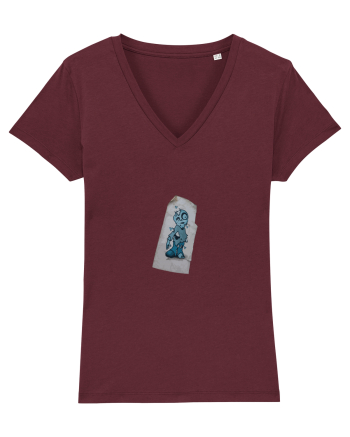 Photo Illustration - zombie sticker color Burgundy