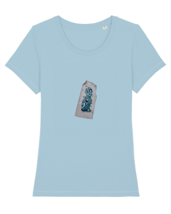 Photo Illustration - zombie sticker color Sky Blue