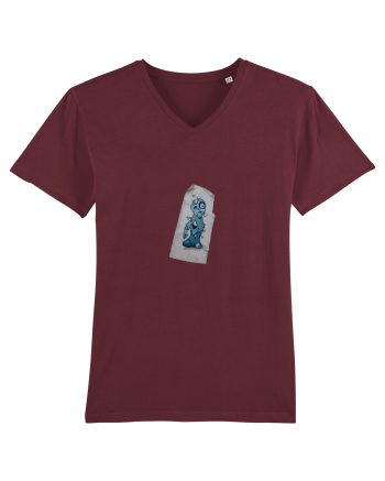 Photo Illustration - zombie sticker color Burgundy