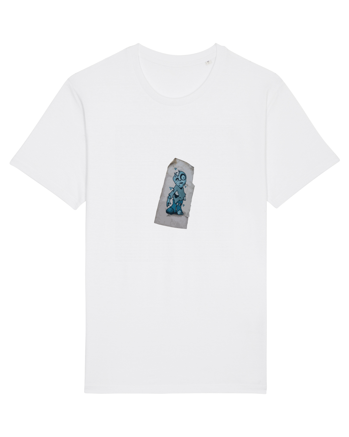 Tricou mânecă scurtă Unisex Rocker White