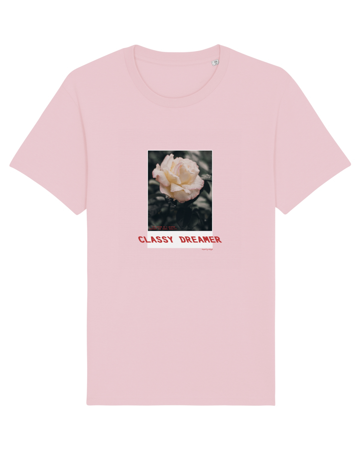 Tricou mânecă scurtă Unisex Rocker Cotton Pink