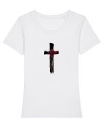 Half Existence no. 3 Tricou mânecă scurtă guler larg fitted Damă Expresser