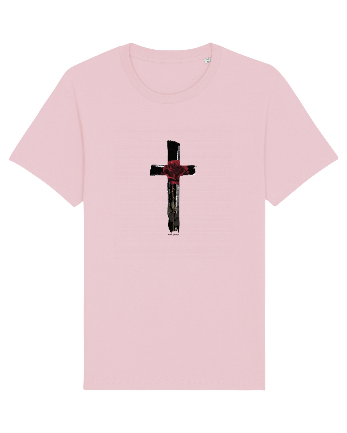 Tricou mânecă scurtă Unisex Rocker Cotton Pink