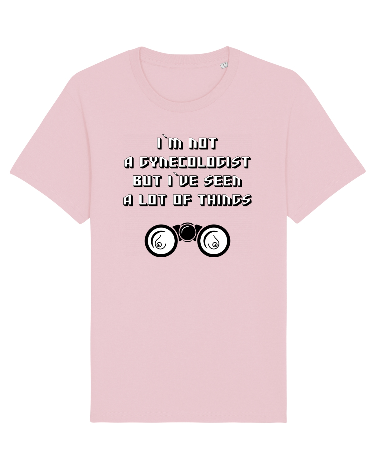 Tricou mânecă scurtă Unisex Rocker Cotton Pink