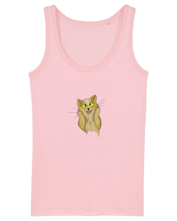 Cute Kitty  Cotton Pink