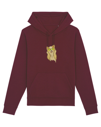 Cute Kitty  Burgundy