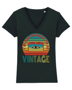 I'm Old Enough To Be Vintage Cassette Tape Tricou mânecă scurtă guler V Damă Evoker