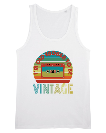I'm Old Enough To Be Vintage Cassette Tape White