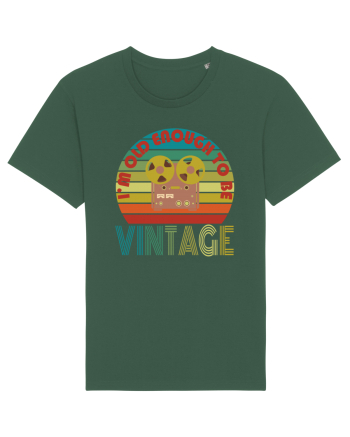 I'm Old Enough To Be Vintage Reel To Reel Bottle Green