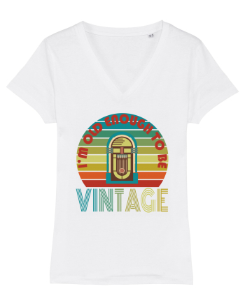 I'm Old Enough To Be Vintage Jukebox White