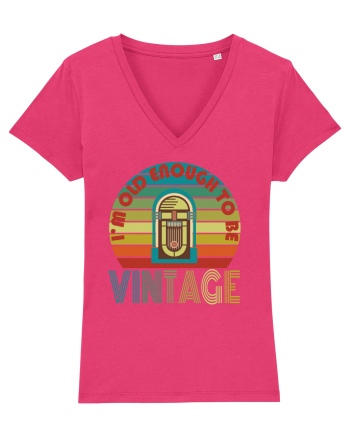 I'm Old Enough To Be Vintage Jukebox Raspberry