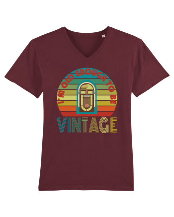I'm Old Enough To Be Vintage Jukebox Burgundy