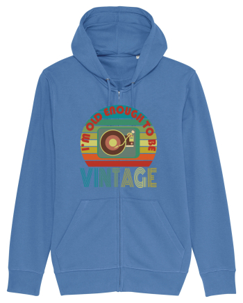 I'm Old Enough To Be Vintage Vinyl Disc Player Bright Blue