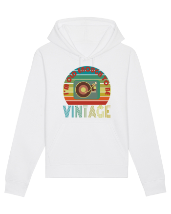 I'm Old Enough To Be Vintage Vinyl Disc Player White