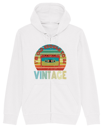 Vintage Cassette Tape Retro Style White