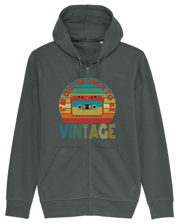 Vintage Cassette Tape Retro Style Anthracite