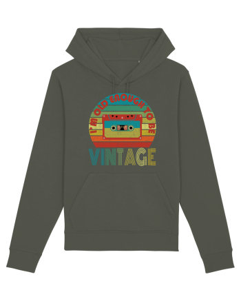 Vintage Cassette Tape Retro Style Khaki