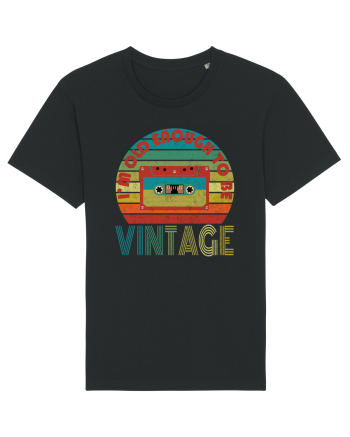 Vintage Cassette Tape Retro Style Black