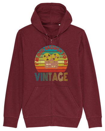Vintage Reel To Reel Retro Style Burgundy