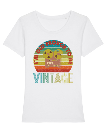 Vintage Reel To Reel Retro Style White