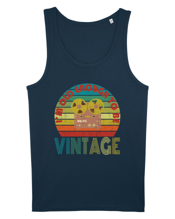 Vintage Reel To Reel Retro Style Navy