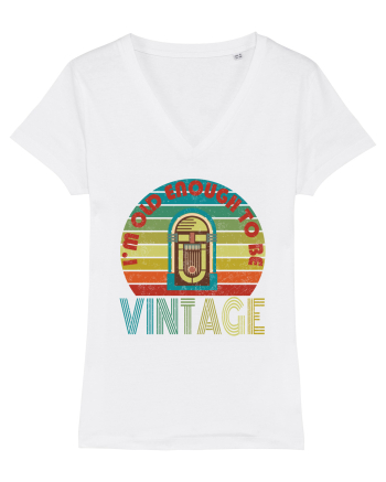 Vintage Jukebox Retro Style White