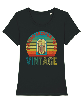 Vintage Jukebox Retro Style Black