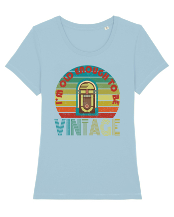 Vintage Jukebox Retro Style Sky Blue