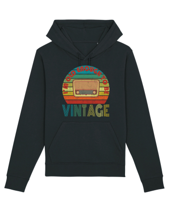 Vintage Radio Retro Style Black