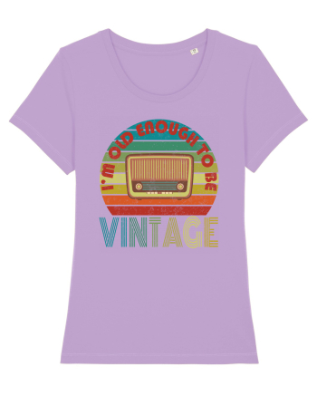 Vintage Radio Retro Style Lavender Dawn