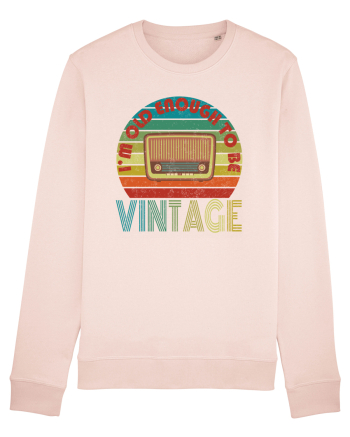 Vintage Radio Retro Style Candy Pink