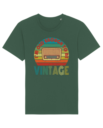 Vintage Radio Retro Style Bottle Green
