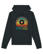 Vintage Vinyl Disc Retro Style Hanorac Unisex Drummer