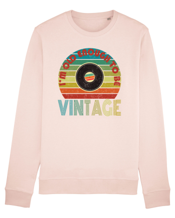 Vintage Vinyl Disc Retro Style Candy Pink
