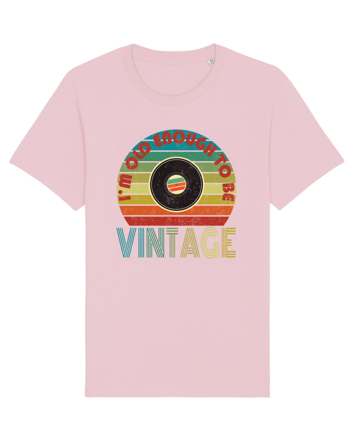 Tricou mânecă scurtă Unisex Rocker Cotton Pink
