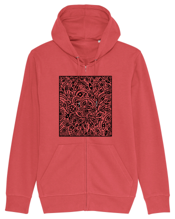 Tricou planta cu ochi Carmine Red