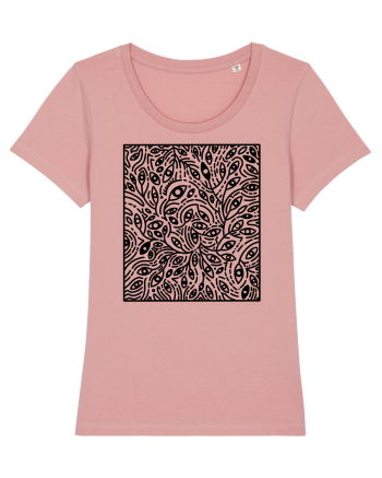 Tricou planta cu ochi Canyon Pink