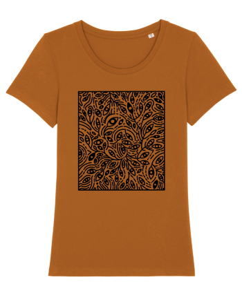 Tricou planta cu ochi Roasted Orange