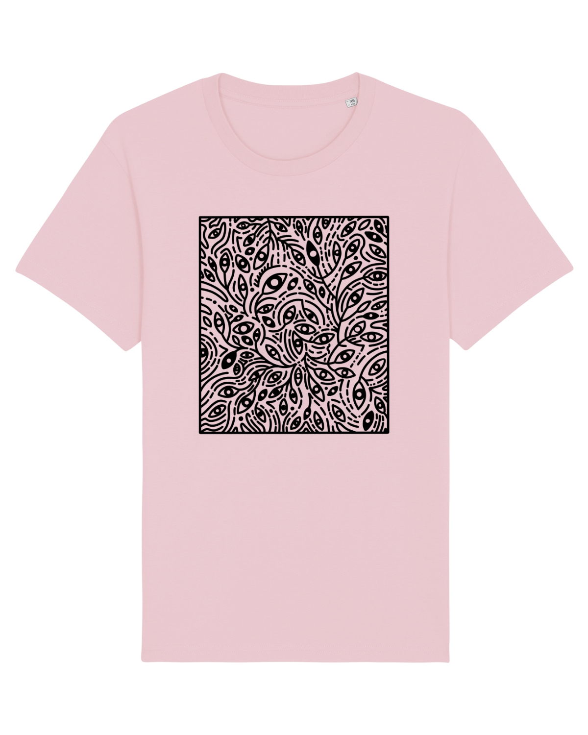 Tricou mânecă scurtă Unisex Rocker Cotton Pink